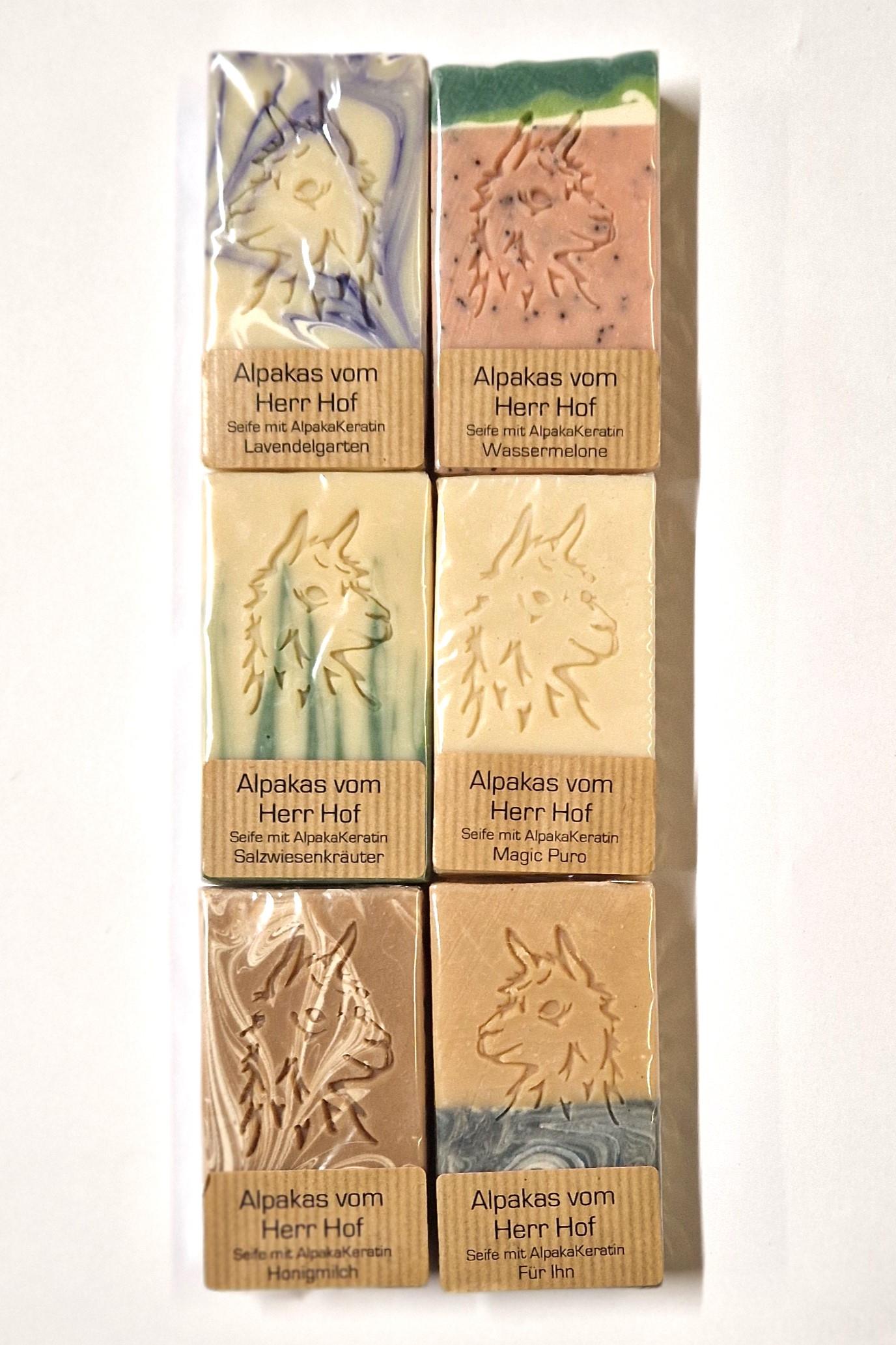 Seife mit Alpaka Keratin