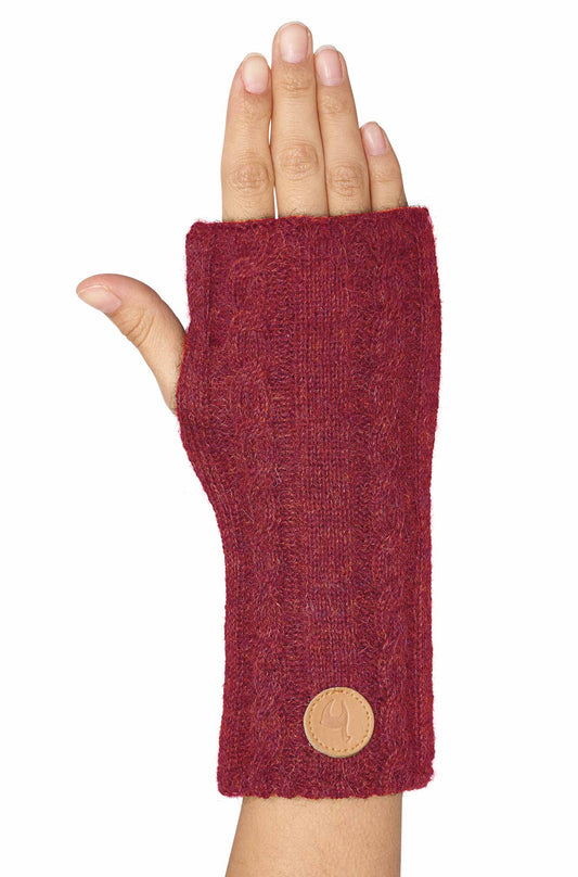 Baby Alpaka Pulswärmer Suave wendbar