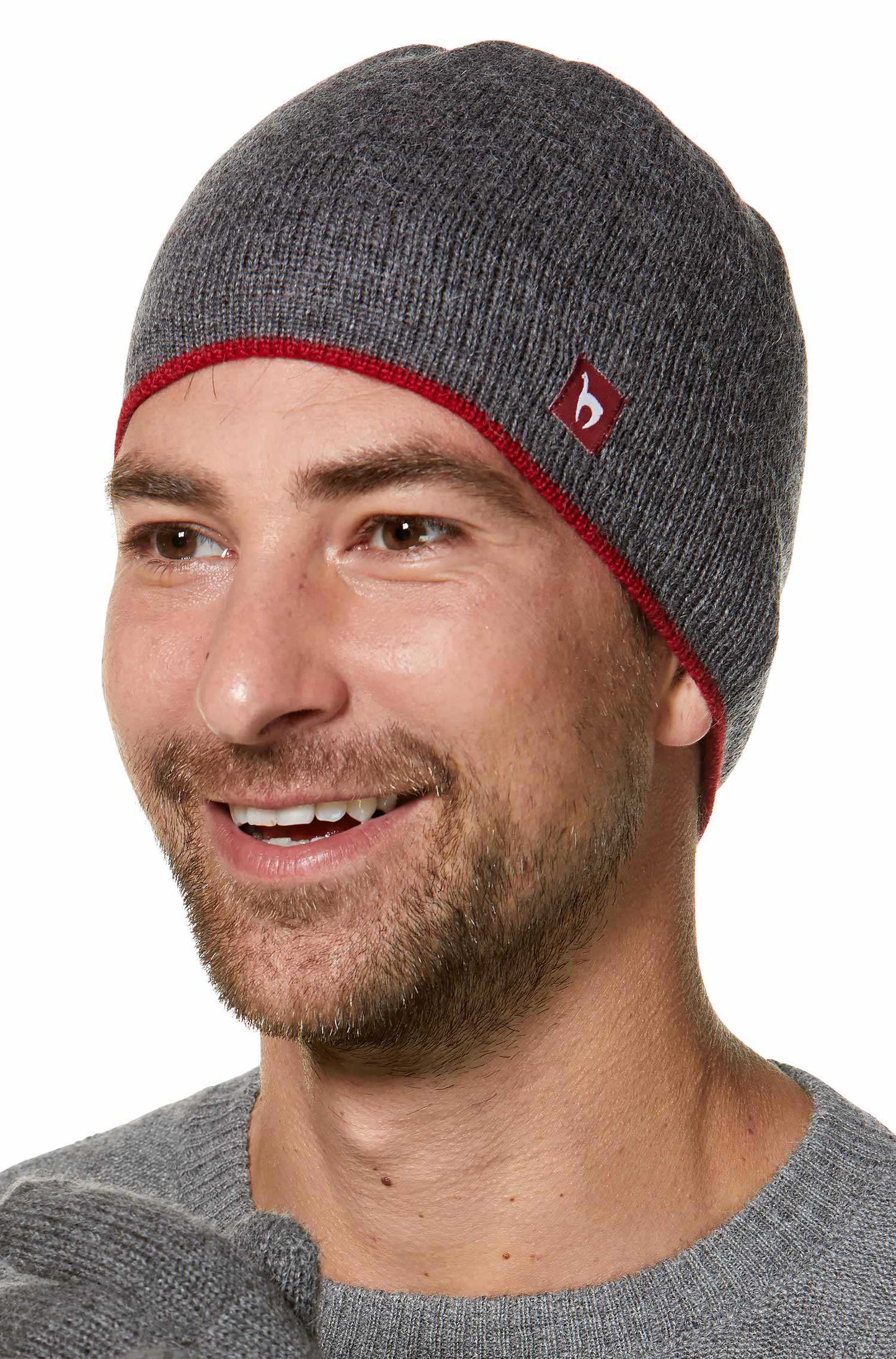 Baby Alpaka Wendemütze uni